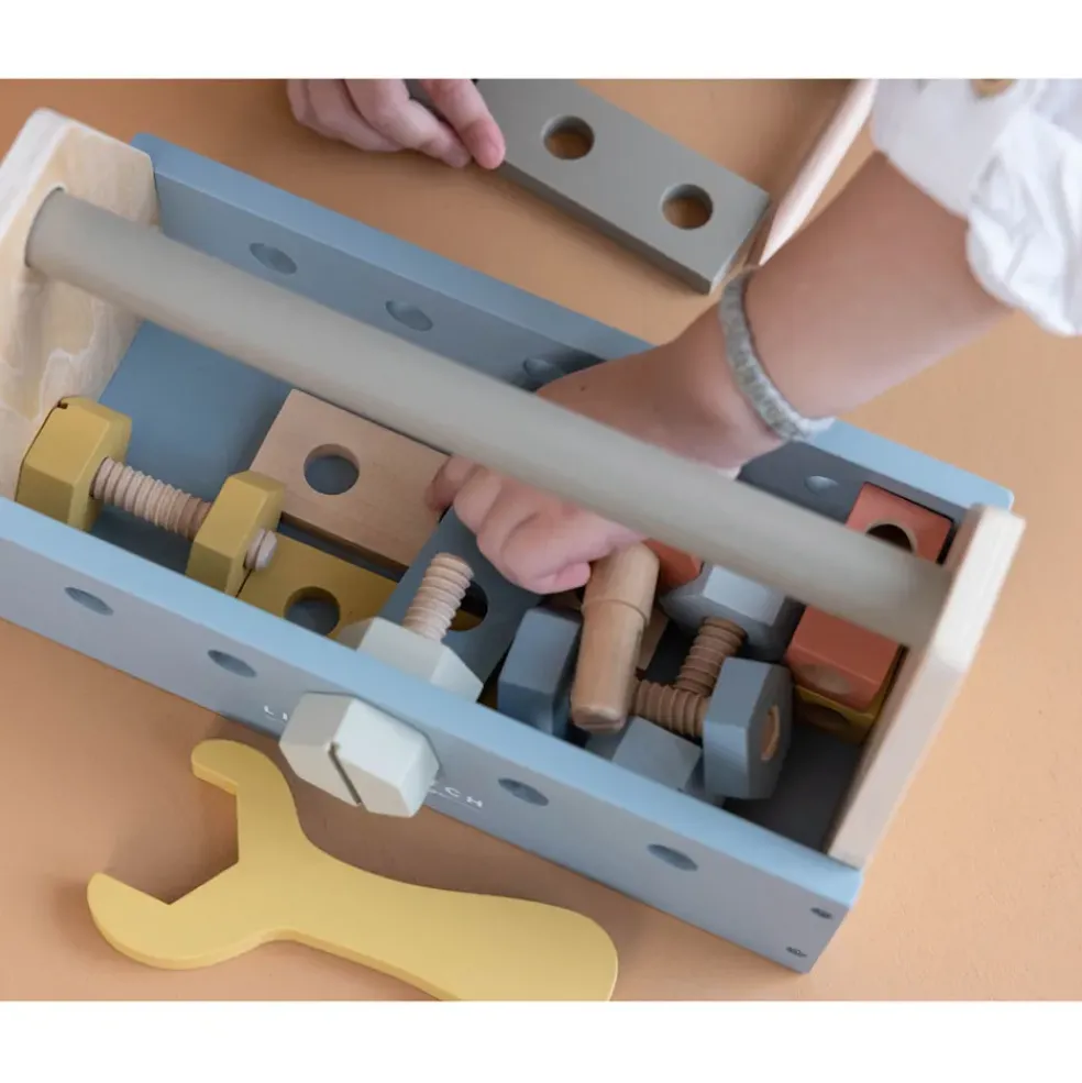 Boîte à outils en bois