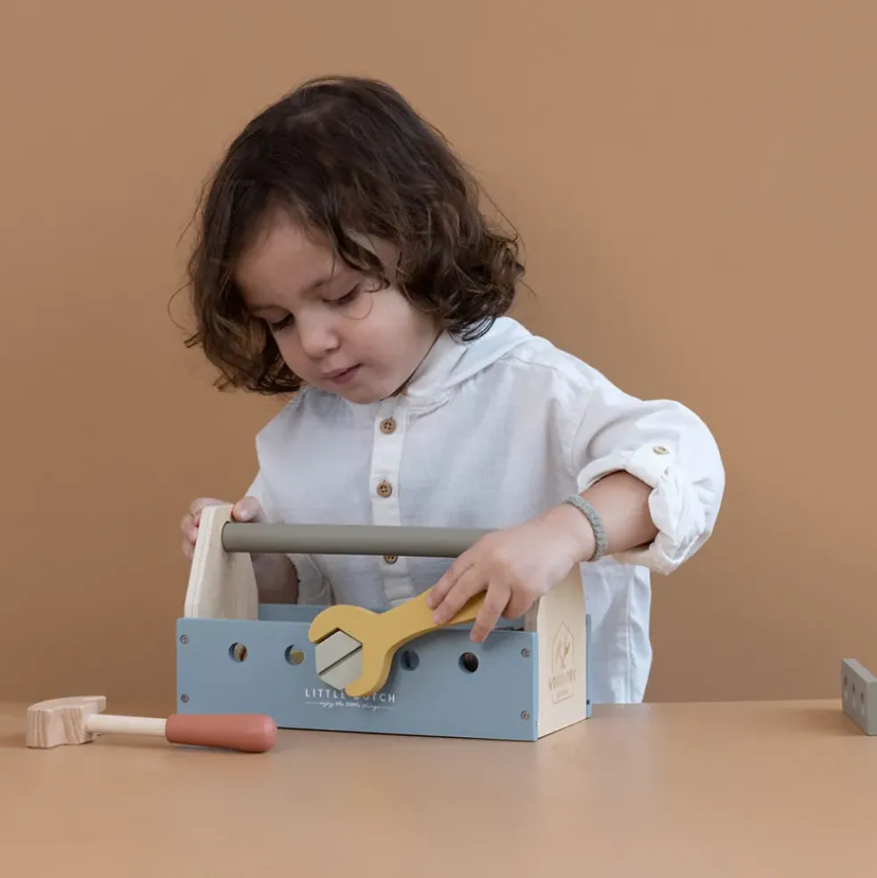 Boîte à outils en bois