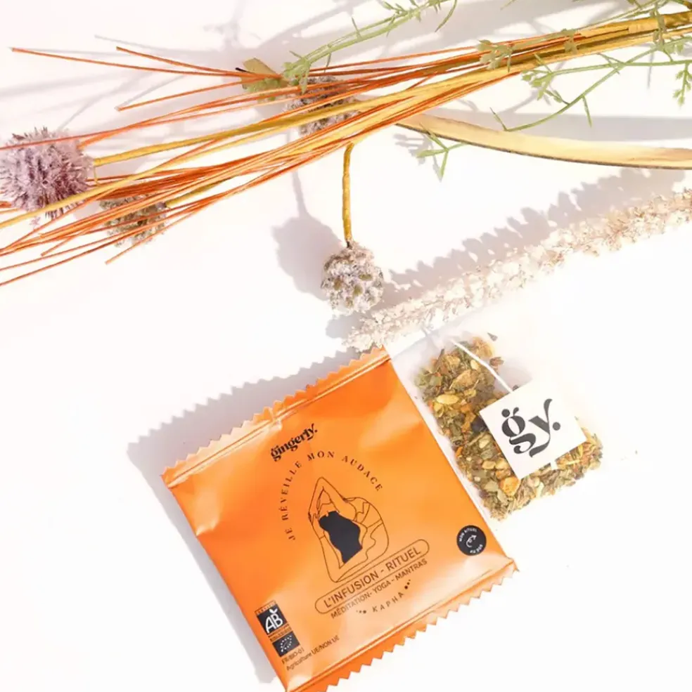 Boîte de 12 sachets d'infusion rituel Je réveille mon audace
