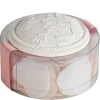 Boîte de feuilles de savon petits cœurs blancs et nude - parfum rose
