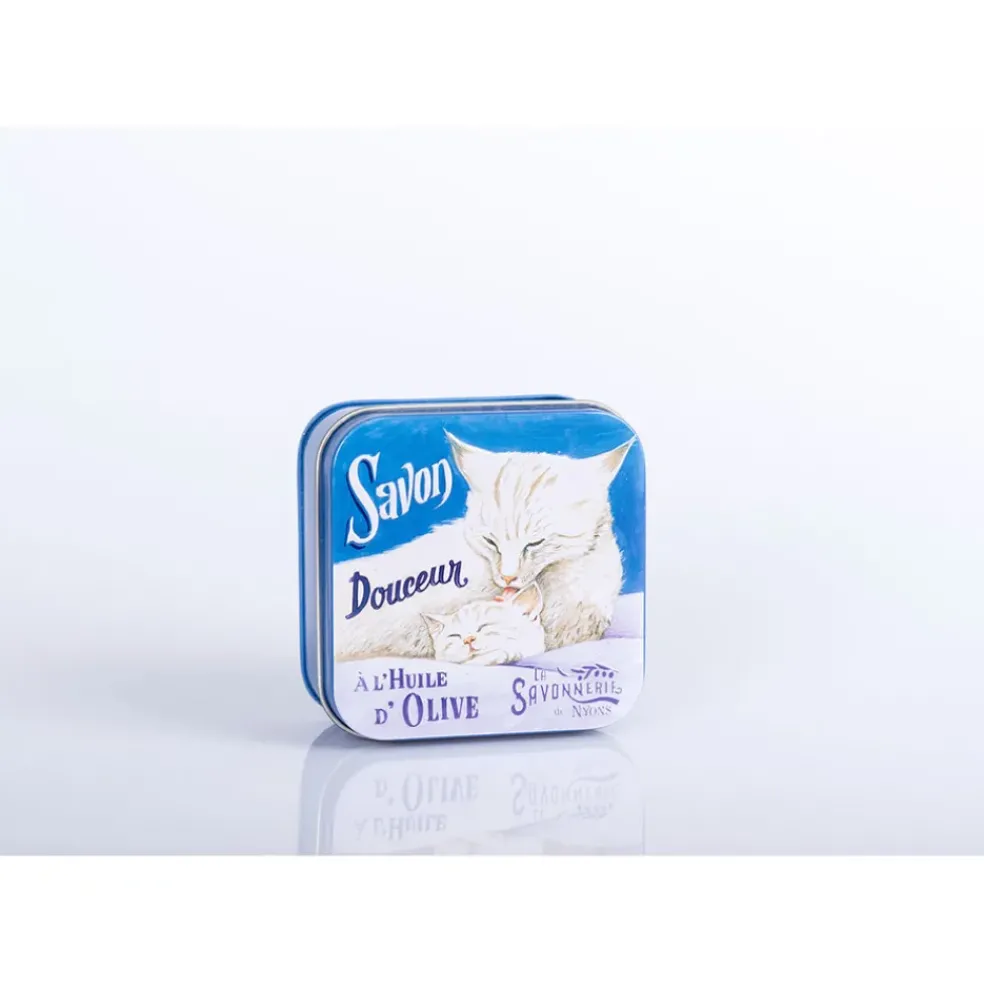 Boîte métal avec savon 100g