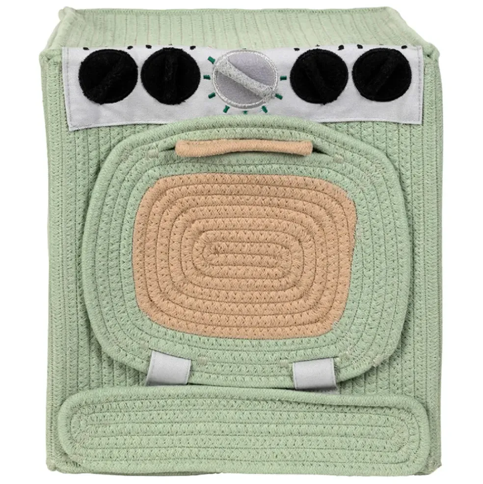Boîte rangement four en coton vert d'eau - Sweetdream