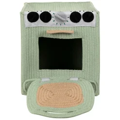 Boîte rangement four en coton vert d'eau - Sweetdream