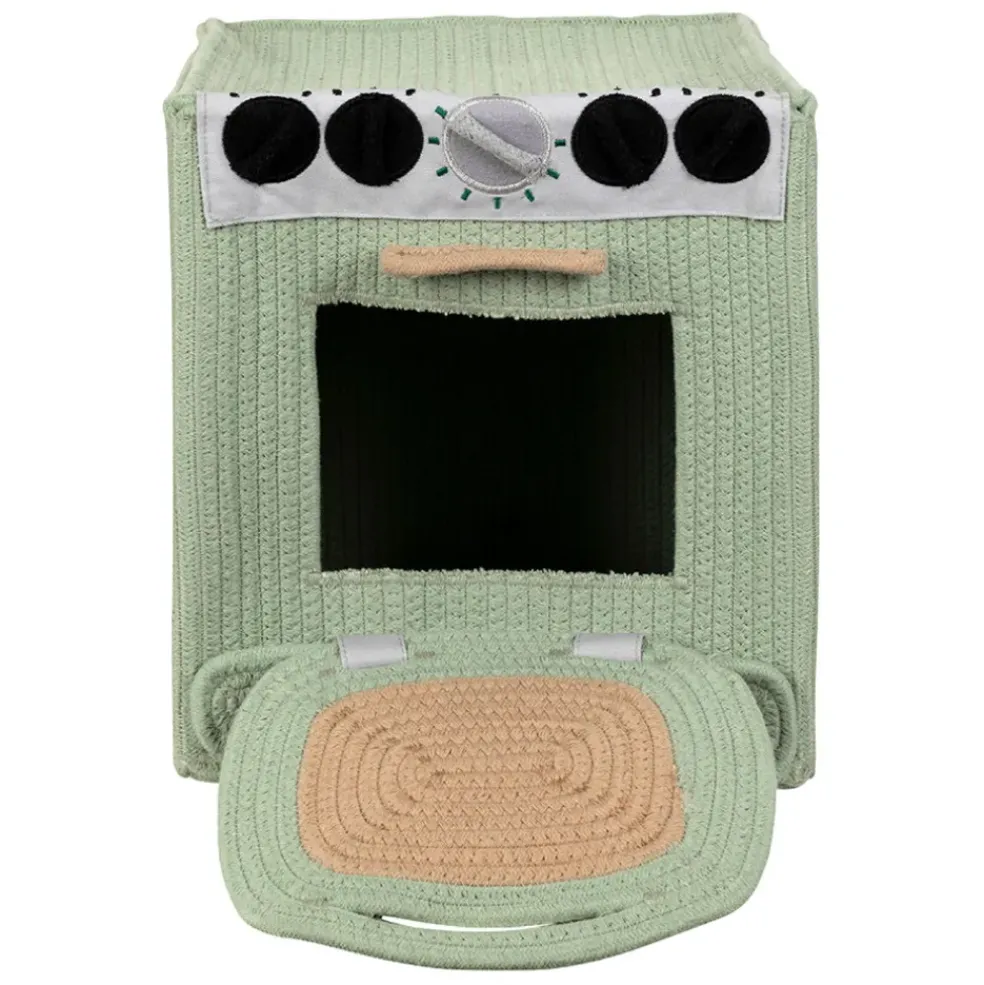 Boîte rangement four en coton vert d'eau - Sweetdream