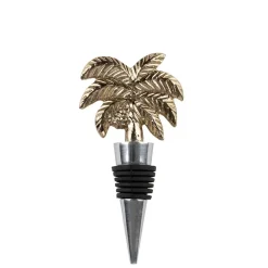 Bouchon bouteille palmier doré - Tropic Étoile