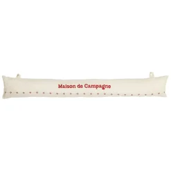 Boudin de porte en coton rouge - P'tits Cœurs