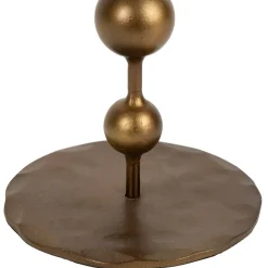 Bougeoir en fer mordoré h30cm - Soleil