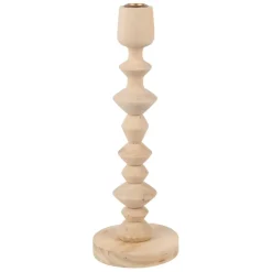 Bougeoir en pin naturel h33.5cm - Boise