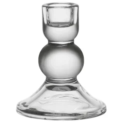 Bougeoir en verre h10cm - Alphe