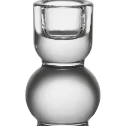 Bougeoir en verre h10cm - Alphe