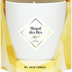 Bougie Bijou Bracelet Or bille beige Monoï des îles 45h
