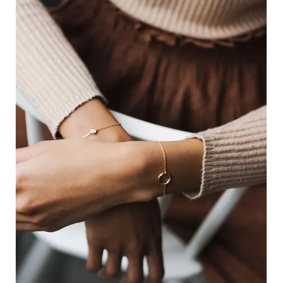 Bougie Bijou Bracelet Or bille beige Fleur de cerisier 45h