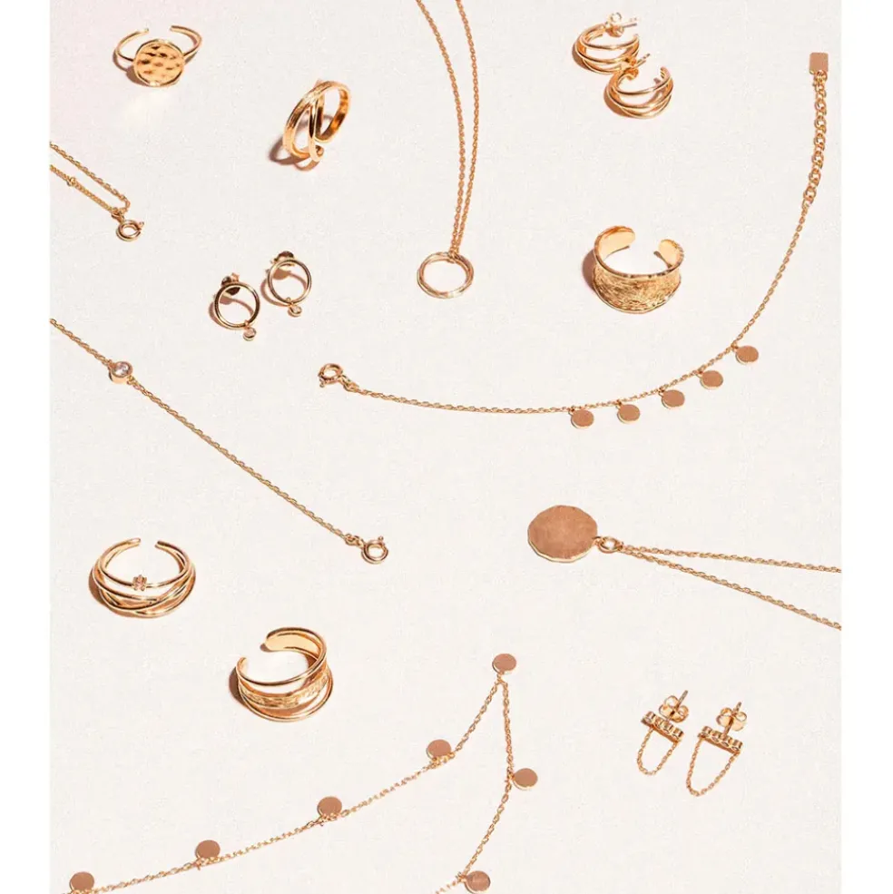 Bougie Bijou Bracelet Or bille beige Fleur de cerisier 45h