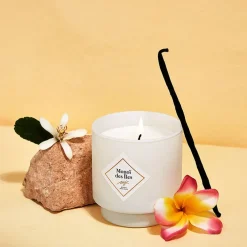 Bougie Bijou Bracelet Or bille noire Monoï des îles 45h