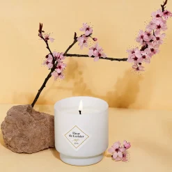 Bougie Bijou Bracelet Or bille noire Fleur de cerisier 45h