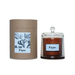 Bougie cloche parfumée Figue Boisée 20h
