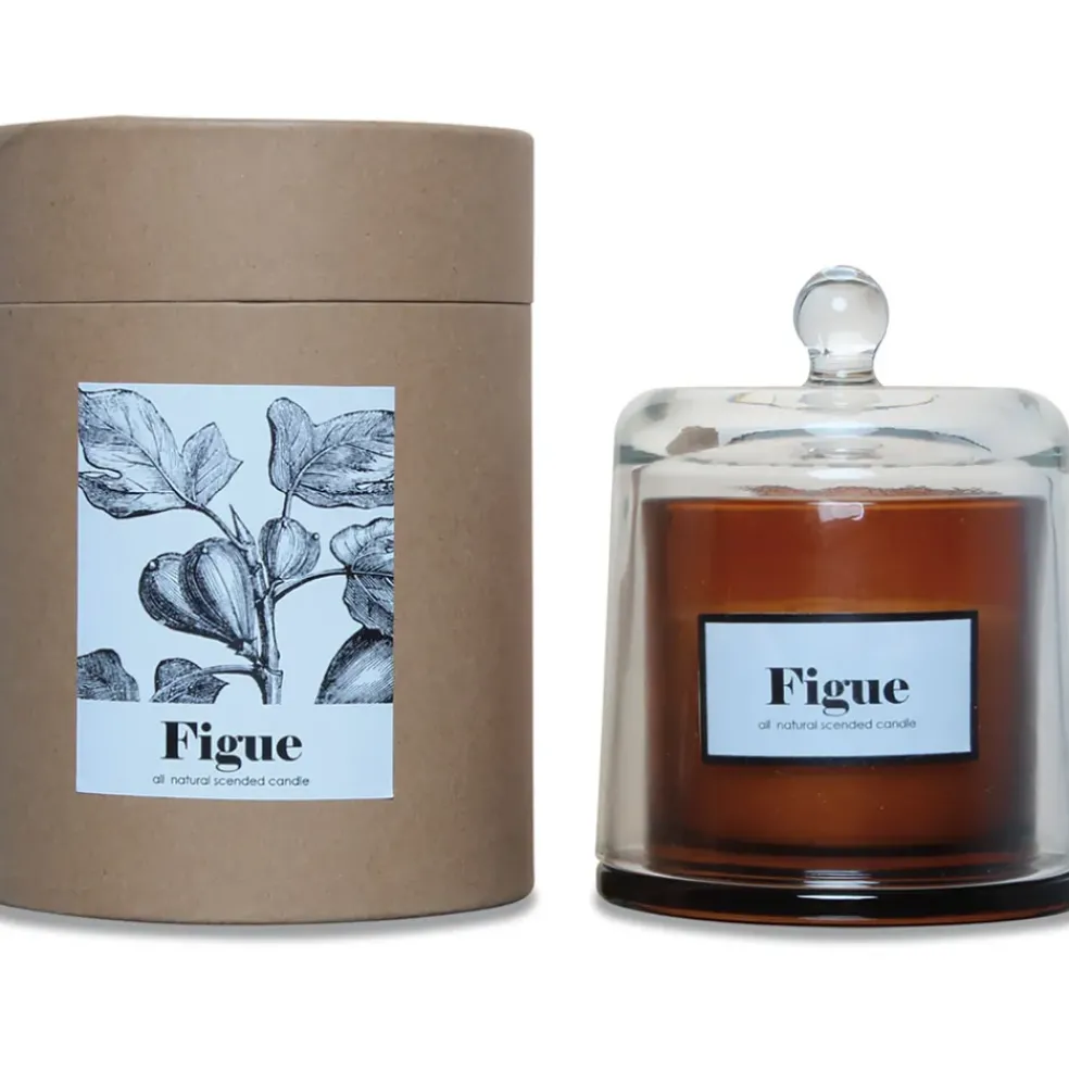 Bougie cloche parfumée Figue Boisée 85h
