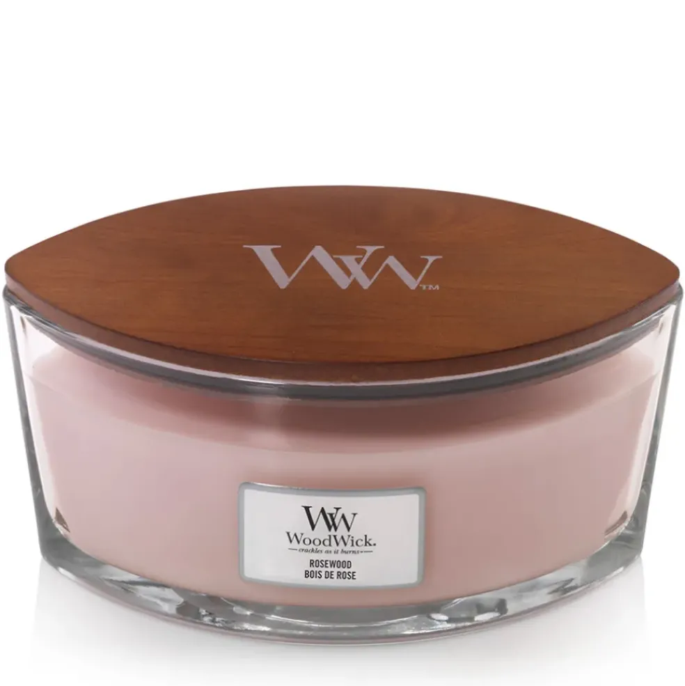 Bougie ellipse parfumée Bois de rose