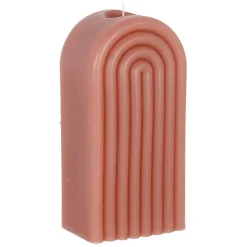 Bougie en cire rose poudre - Funny