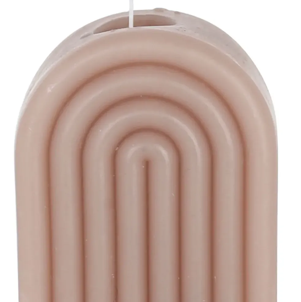 Bougie en cire taupe - Funny