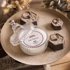 Bougie en verre parfumée citron - Tradition
