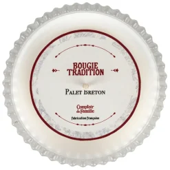 Bougie en verre parfumée Palet Breton - Tradition