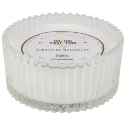 Bougie en verre senteur abricot 180g