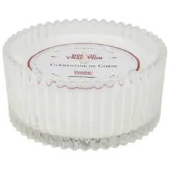 Bougie en verre senteur clémentine 180g