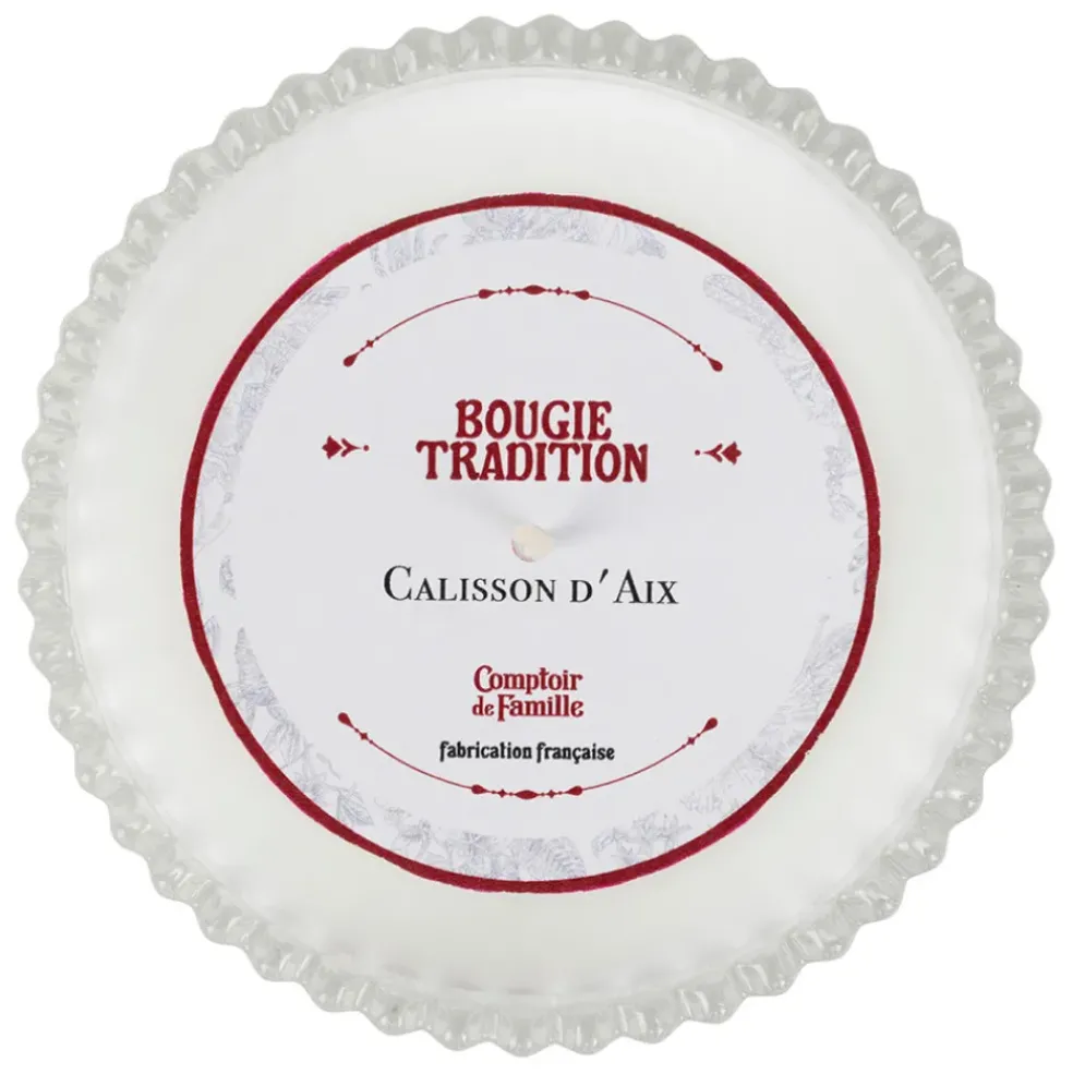 Bougie en verre senteur calisson 180g