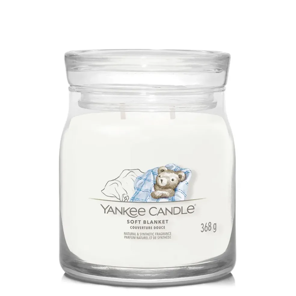 Bougie jarre parfumée Couverture douce 65h