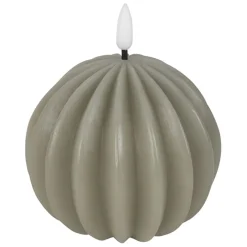 Bougie led boule sauge h12cm