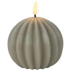 Bougie led boule sauge h12cm
