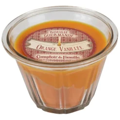 Bougie orange vanillee gourmande orange