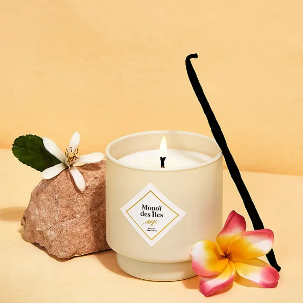 Bougie parfumée Monoï des îles 45h