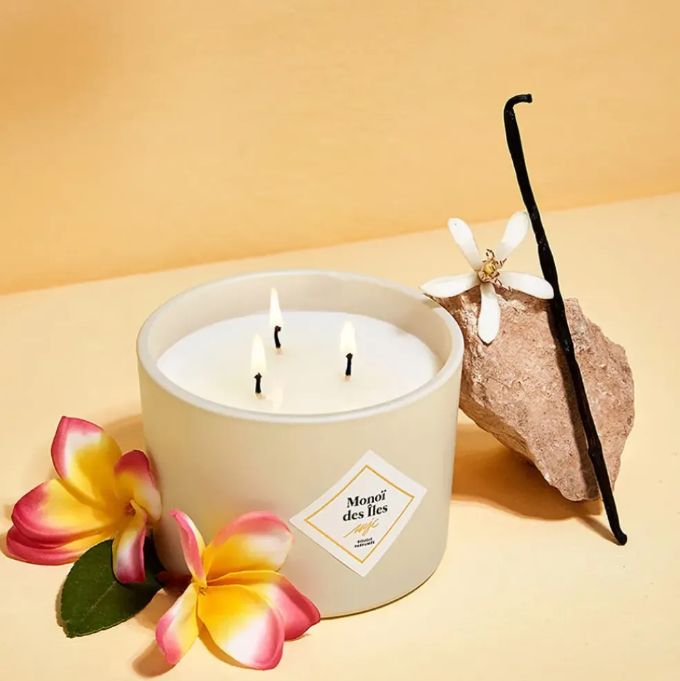 Bougie parfumée Monoï des îles 70h