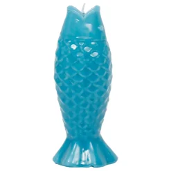 Bougie poisson turquoise 20h - Bord De Mer
