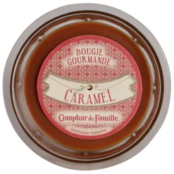 Bougie senteur caramel