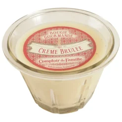 Bougie senteur crème brûlée