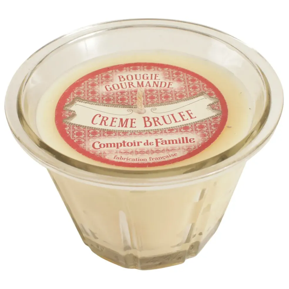 Bougie senteur crème brûlée