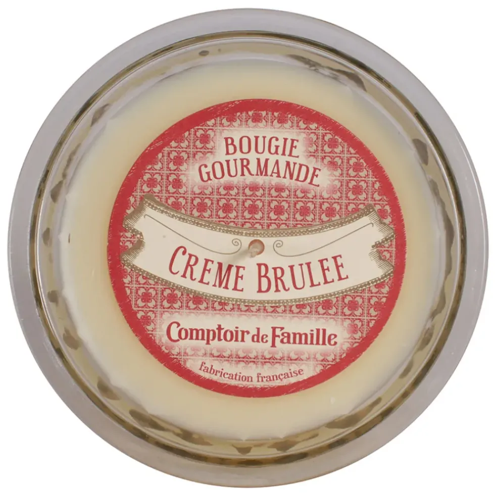 Bougie senteur crème brûlée