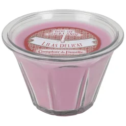 Bougie senteur lilas délicat 220g
