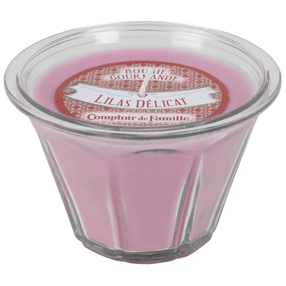 Bougie senteur lilas délicat 220g