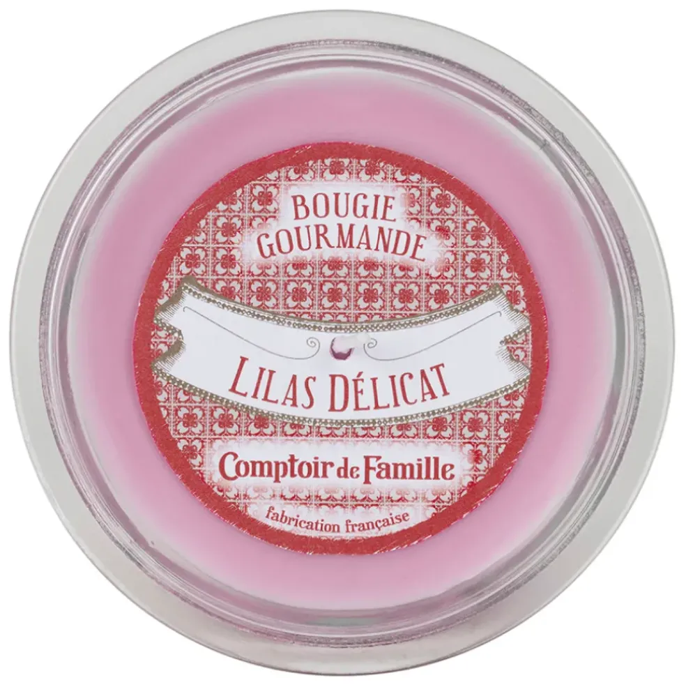Bougie senteur lilas délicat 220g