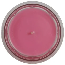 Bougie senteur macaron framboise