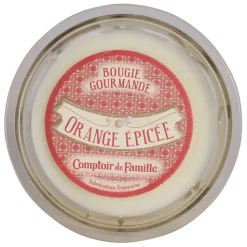 Bougie senteur orange épicée