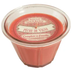 Bougie senteur pêche de vigne