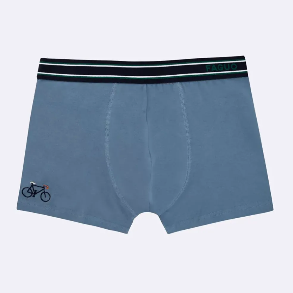 Boxer vélo x3 multicolore L