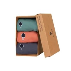Boxer x3 bleu marine, rose et vert XL