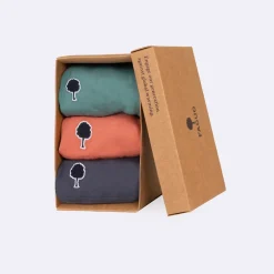 Boxer x3 bleu marine, rose et vert M