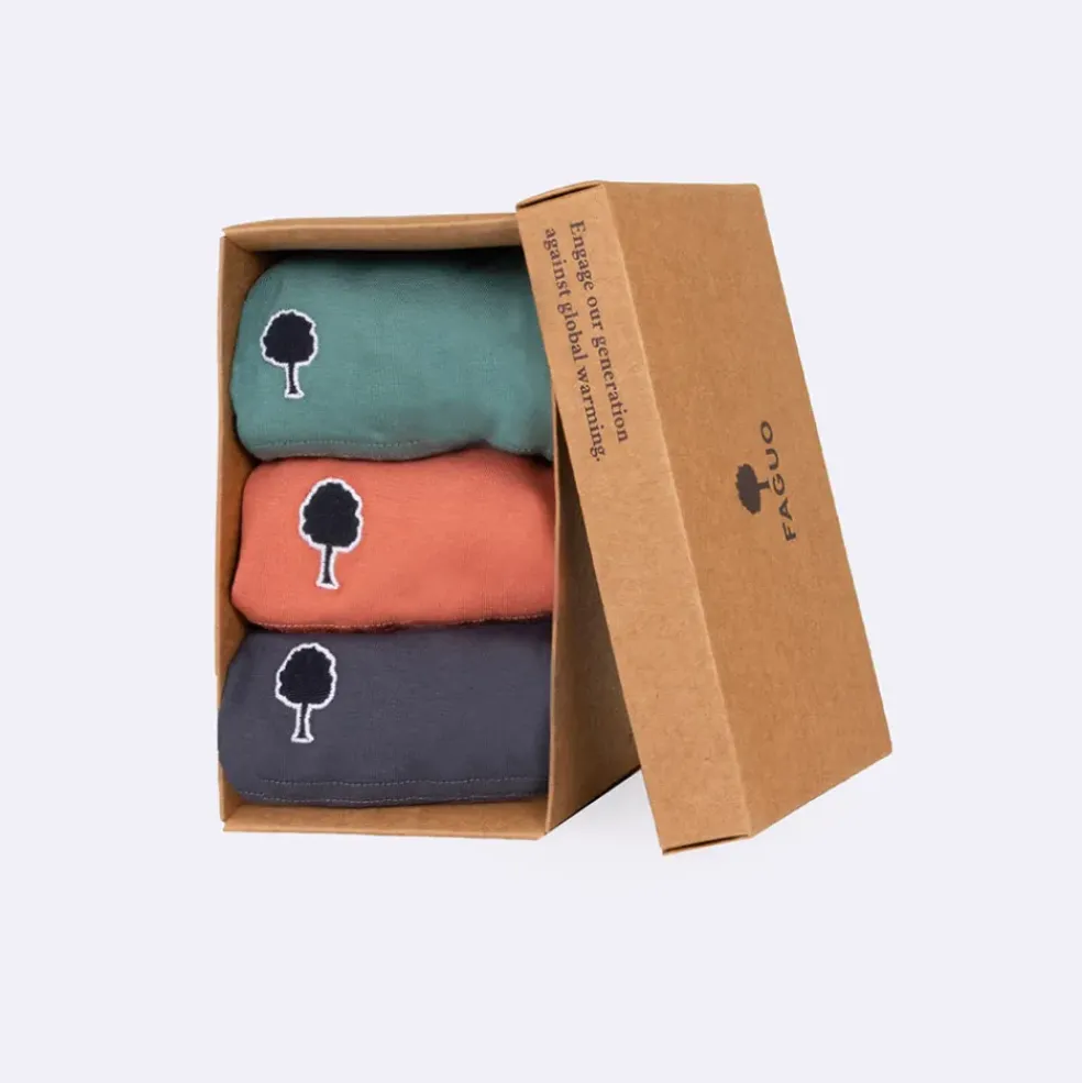 Boxer X3 bleu marine, rose et vert S